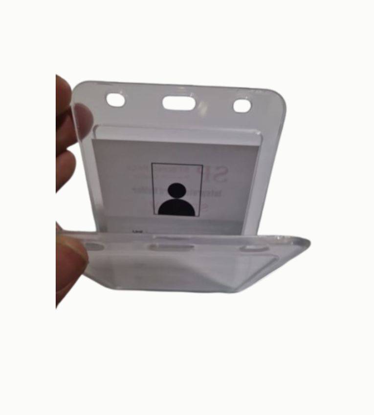 5 Port Badge En Plastique Transparent Format 74x105 mm Avec 5 Fil Blanc gratuit